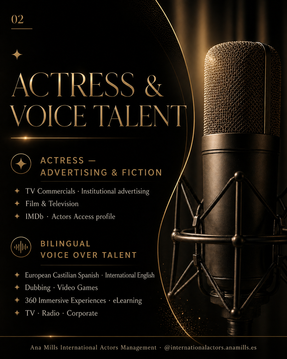 Joanna Rubio — Voice Over Session